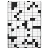 Crossword Grid Klembord (Achterkant)