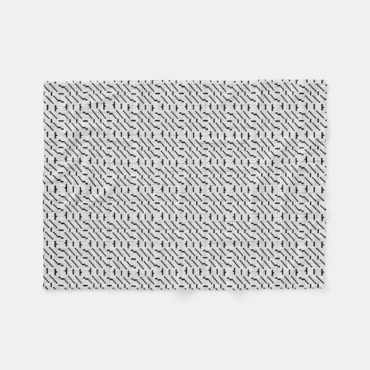 Crossword Lovers Fleece Deken (Voorkant (Horizontaal))