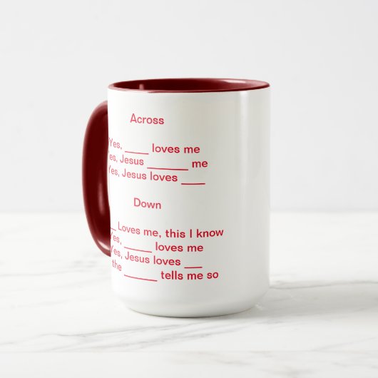 Crossword Mok (Voorkant links)