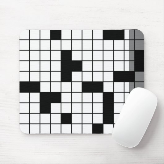 Crossword Mousepad Muismat (Met muis)