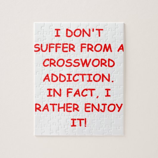 CROSSWORD-puzzel Legpuzzel (Verticaal)