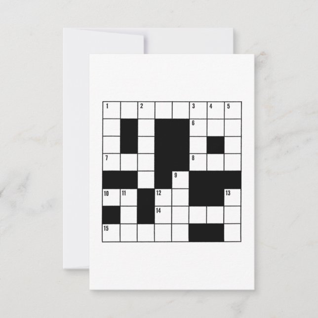 Crossword Puzzle (Voorkant)
