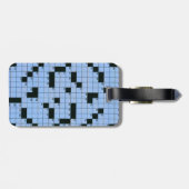Crossword Puzzle Bagagelabel (Achterkant horizontaal)