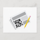Crossword Puzzle Briefkaart (Voorkant)