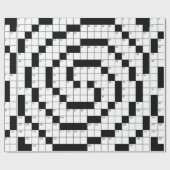 Crossword Puzzle Cadeaupapier (Vlak)