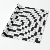 Crossword Puzzle Cadeaupapier (Uitgerold)