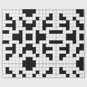 Crossword Puzzle Cadeaupapier (Vlak)