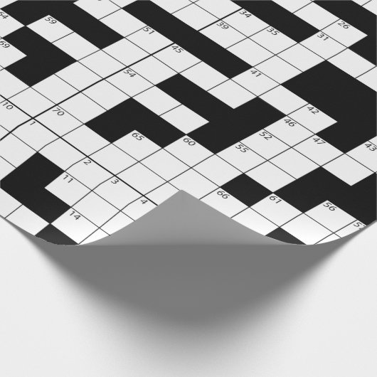 Crossword Puzzle Cadeaupapier (Hoek)