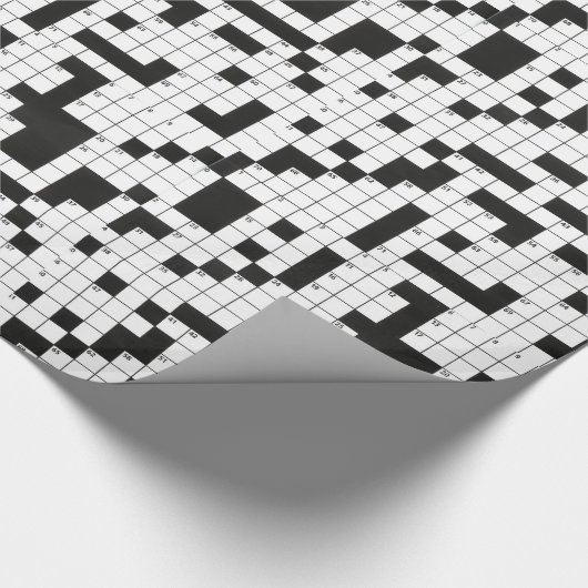 Crossword Puzzle Cadeaupapier (Hoek)