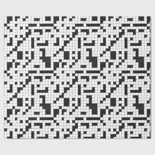Crossword Puzzle Cadeaupapier (Vlak)
