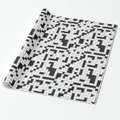 Crossword Puzzle Cadeaupapier (Uitgerold)
