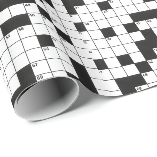 Crossword Puzzle Cadeaupapier (Rol Hoek)