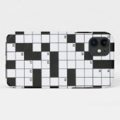 Crossword Puzzle Case-Mate iPhone Case (Achterkant (horizontaal))