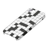 Crossword Puzzle Case-Mate iPhone Case (Onderkant)