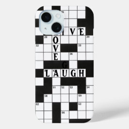 Crossword Puzzle iPhone 15 Case