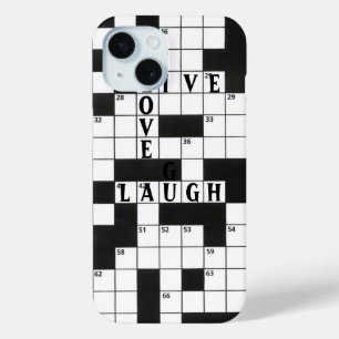 Crossword Puzzle iPhone 15 Case