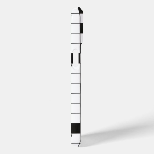 Crossword Puzzle Case-Mate iPhone Case (Achterkant / Rechts)