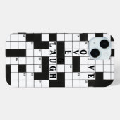 Crossword Puzzle Case-Mate iPhone Case (Achterkant (horizontaal))