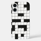 Crossword Puzzle Case-Mate iPhone Case (Achterkant)
