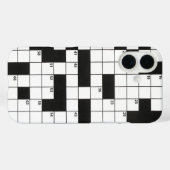 Crossword Puzzle Case-Mate iPhone Case (Achterkant (horizontaal))