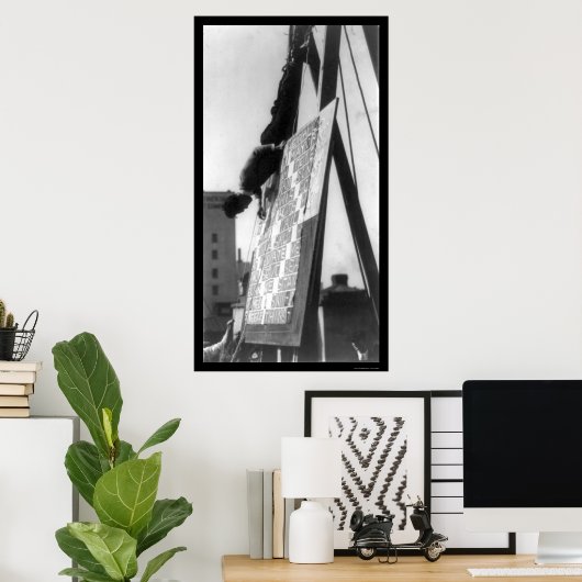 Crossword Puzzle Challenge 1925 Poster (Thuiskantoor)