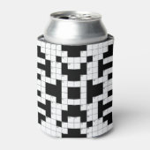 Crossword Puzzle Design Beverage Koelbox Blikjeskoeler (Blikje Voorkant)