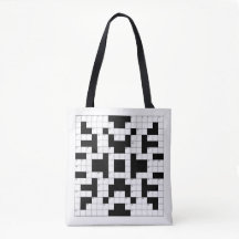Crossword Puzzle Design Canvas tas