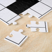 Crossword Puzzle Design Jigzaag Puzzle Legpuzzel (Zijkant)