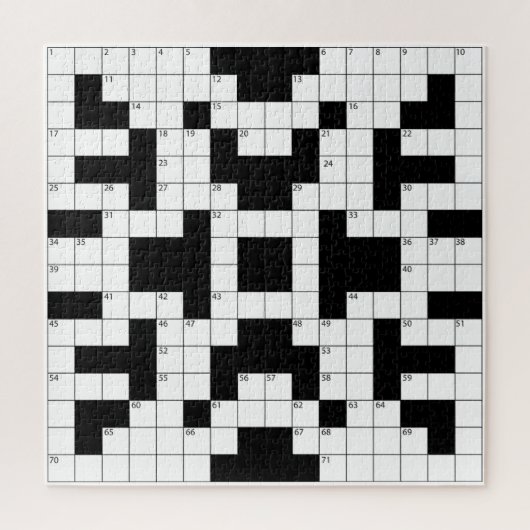 Crossword Puzzle Design Jigzaag Puzzle Legpuzzel (Verticaal)