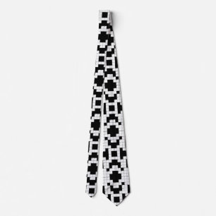 Crossword Puzzle Design Necktie Stropdas
