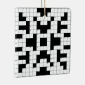Crossword Puzzle Design Ornament (Rechts)