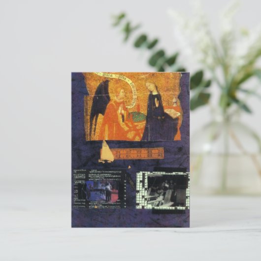 Crossword Puzzle en Angel Briefkaart (Staand voorkant)