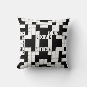 Crossword Puzzle Family Kussen