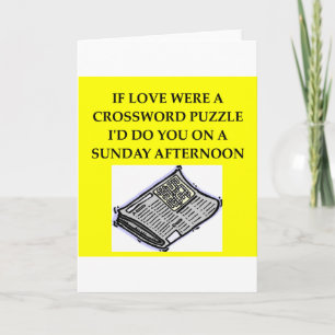 CROSSWORD puzzle Feestdagen Kaart