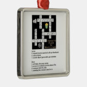 Crossword Puzzle for Movie Lovers Ornament (Rechts)