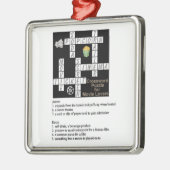 Crossword Puzzle for Movie Lovers Ornament (Links)