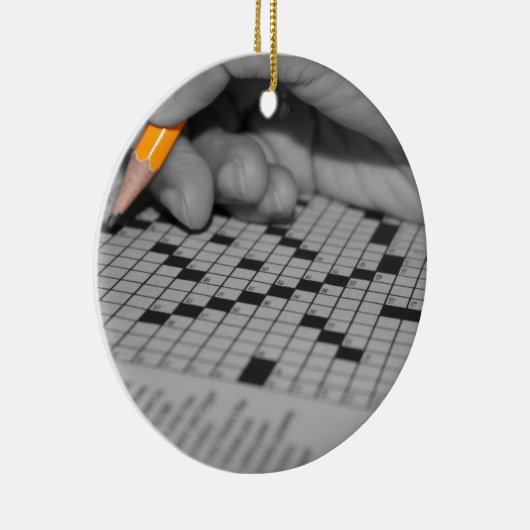 Crossword Puzzle Keramisch Ornament (Rechts)