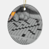 Crossword Puzzle Keramisch Ornament (Links)