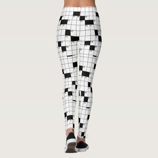 Crossword Puzzle Leggings (Achterkant)