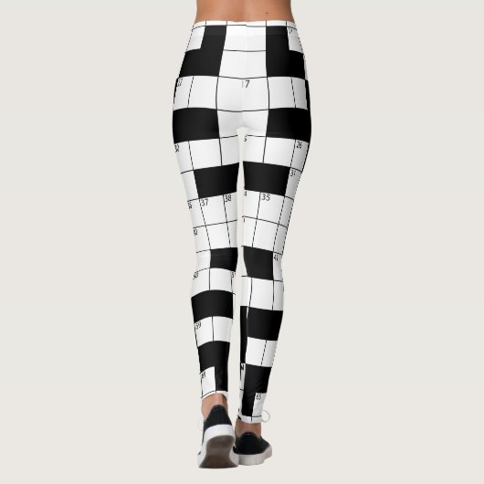 Crossword Puzzle Leggings (Achterkant)