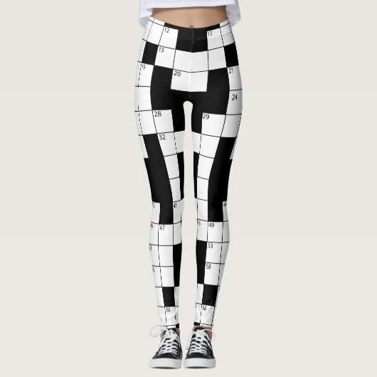 Crossword Puzzle Leggings (Voorkant)