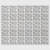 Crossword Puzzle Lover Cadeaupapier (Vlak)