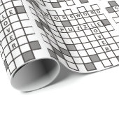 Crossword Puzzle Lover Cadeaupapier (Rol Hoek)