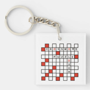 Crossword puzzle Lover Sleutelhanger