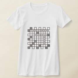 Crossword Puzzle Lover T-Shirt