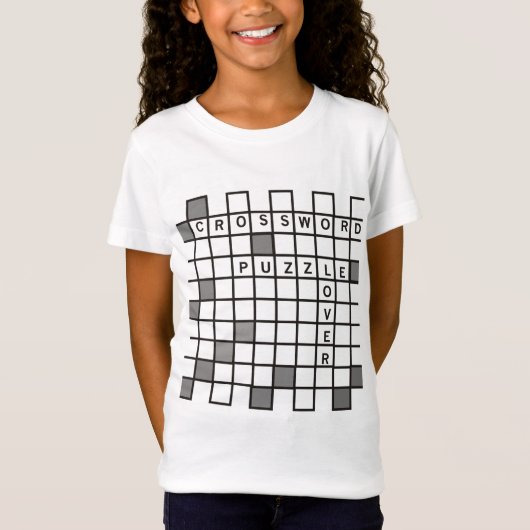 Crossword Puzzle Lover T-shirt (Voorkant)