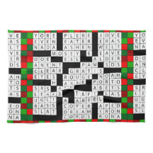 Crossword Puzzle Lovers Kitchen Towel!