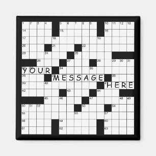 Crossword Puzzle Magneet