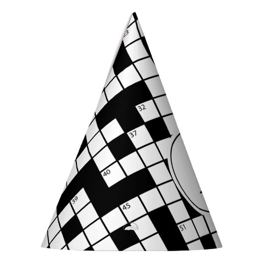 Crossword Puzzle Monogram Feesthoedjes (Links)