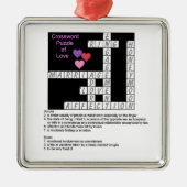 Crossword Puzzle of Love Ornament (Voorkant)